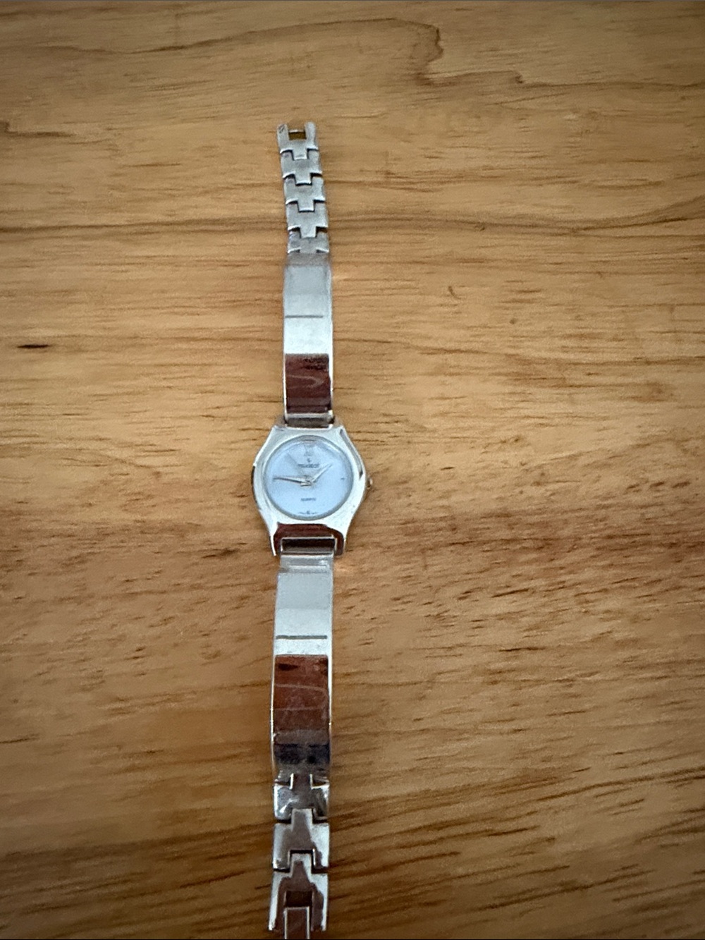 Peugeot Silver Women's Stainless Steel Bracelet Watch needs battery